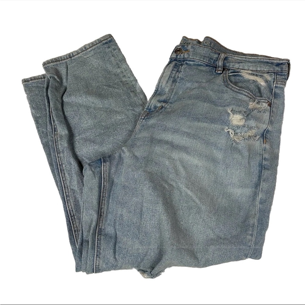 American Eagle Women’s Jeans Plus Size 18 Super Hi Rise Ankle Straight #2372